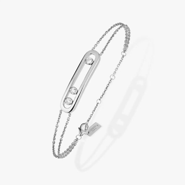 18K WHITE GOLD DIAMOND BRACELET