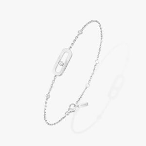 18K WHITE GOLD DIAMOND BRACELET