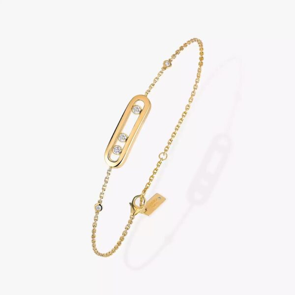 18K YELLOW GOLD DIAMOND BRACELET