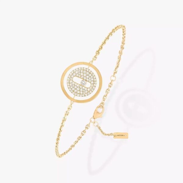 18K YELLOW GOLD PAVE DIAMOND BRACELET