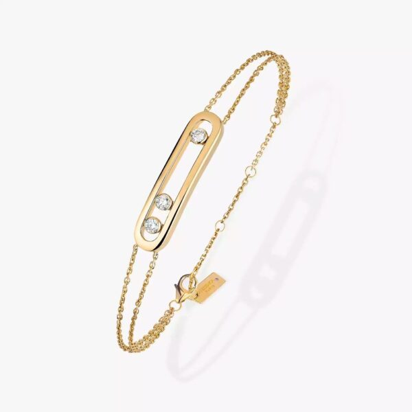 18K YELLOW GOLD DIAMOND BRACELET