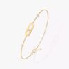 18K YELLOW GOLD DIAMOND BRACELET