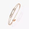 18K ROSE GOLD PAVE DIAMOND BRACELET