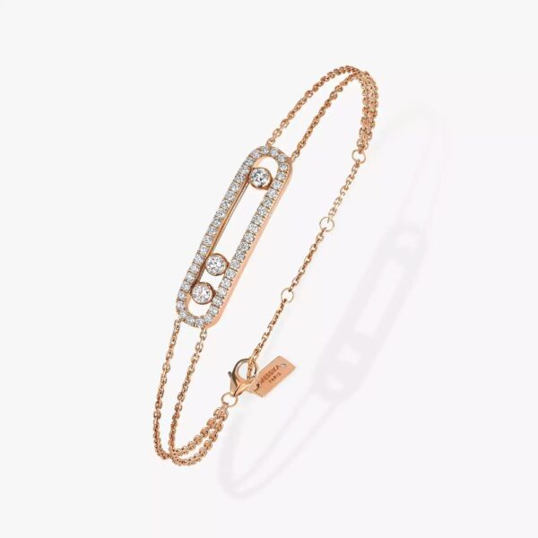 18K ROSE GOLD PAVE DIAMOND BRACELET