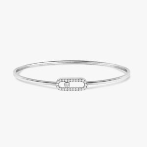 18K WHITE GOLD DIAMOND FLEX SMALL BRACELET