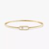 18K YELLOW GOLD DIAMOND FLEX SMALL BRACELET