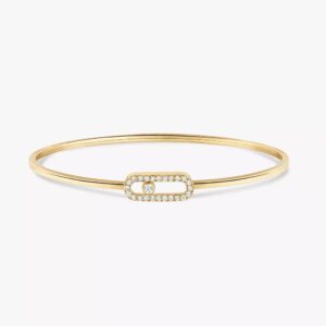 18K YELLOW GOLD DIAMOND FLEX SMALL BRACELET