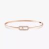 18K ROSE GOLD DIAMOND FLEX MEDIUM BRACELET