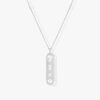 18K WHITE GOLD DIAMOND SMALL NECKLACE