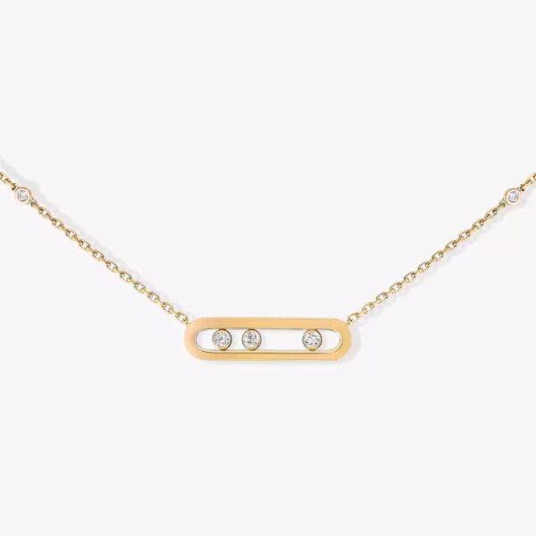 18K YELLOW GOLD DIAMOND NECKLACE