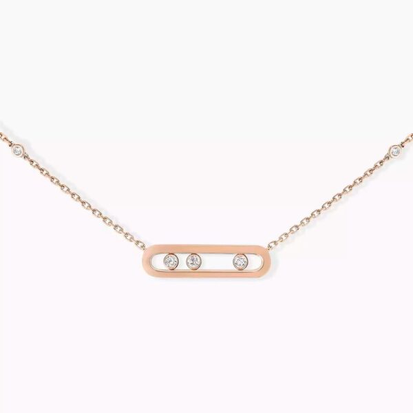 18K ROSE GOLD DIAMOND NECKLACE