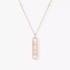 18K ROSE GOLD DIAMOND SMALL NECKLACE