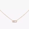 18K ROSE GOLD DIAMOND NECKLACE