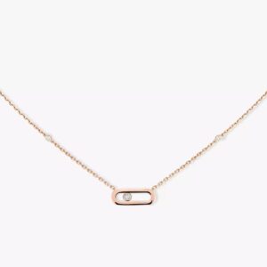18K ROSE GOLD DIAMOND NECKLACE
