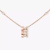 18K ROSE GOLD DIAMOND NECKLACE
