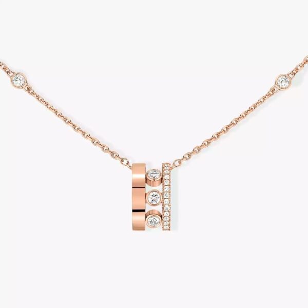 18K ROSE GOLD DIAMOND NECKLACE