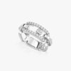 18K WHITE GOLD DIAMOND RING