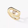 18K YELLOW GOLD DIAMOND RING