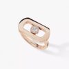 18K ROSE GOLD DIAMOND RING