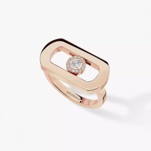 18K ROSE GOLD DIAMOND RING
