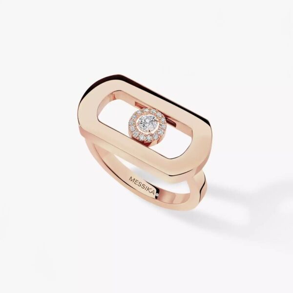 18K ROSE GOLD DIAMOND RING