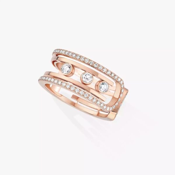 18K ROSE GOLD DIAMOND RING