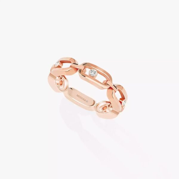18K ROSE GOLD DIAMOND RING