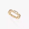18K YELLOW GOLD PAVE DIAMOND RING