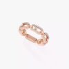 18K ROSE GOLD PAVE DIAMOND RING