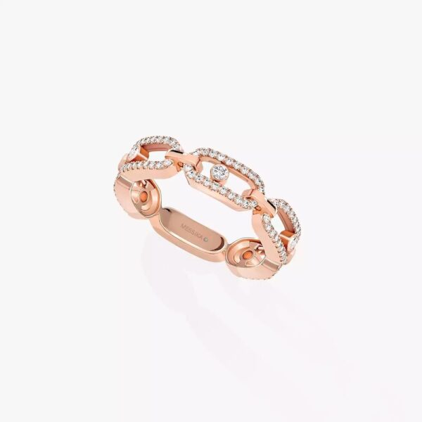 18K ROSE GOLD PAVE DIAMOND RING