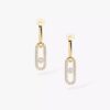 18K YELLOW GOLD DIAMOND EARRING