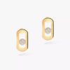18K YELLOW GOLD DIAMOND EARRING