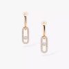 18K ROSE GOLD DIAMOND EARRING