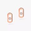 18K ROSE GOLD DIAMOND EARRING