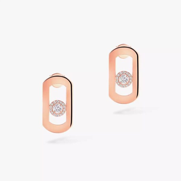 18K ROSE GOLD DIAMOND EARRING