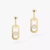 18K YELLOW GOLD DIAMOND XL EARRING