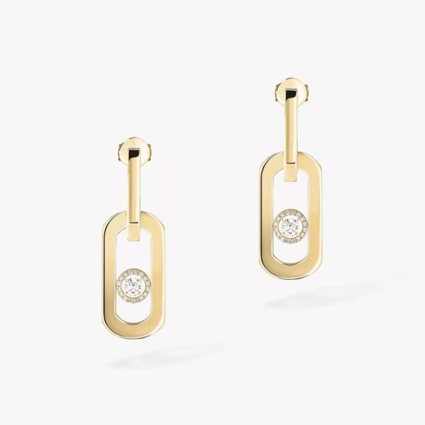 18K YELLOW GOLD DIAMOND XL EARRING