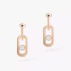 18K ROSE GOLD DIAMOND XL EARRING