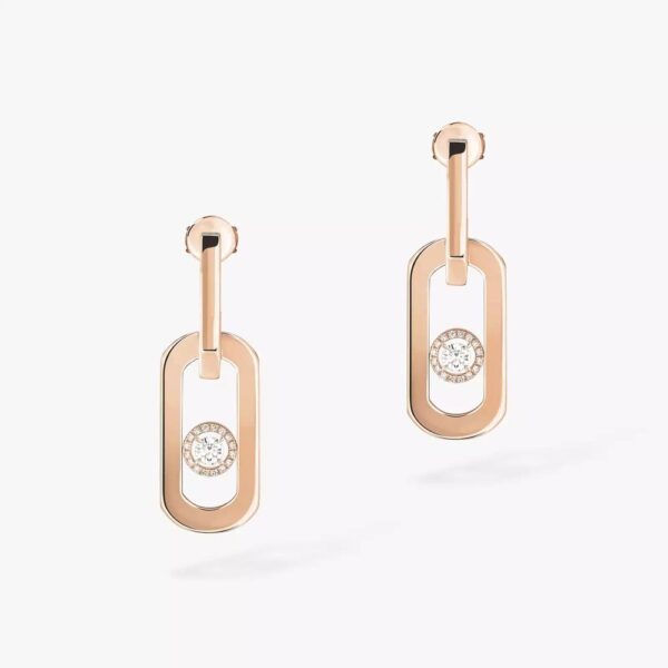 18K ROSE GOLD DIAMOND XL EARRING
