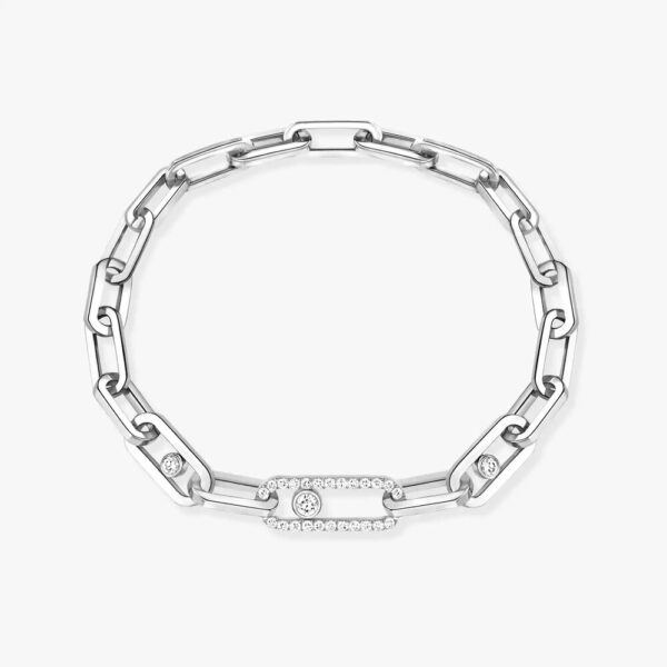 18K WHITE GOLD DIAMOND BRACELET