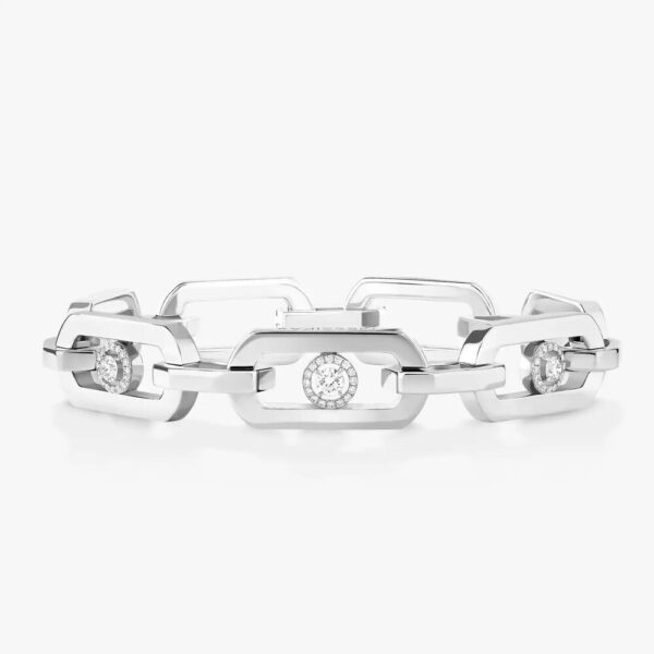 18K WHITE GOLD DIAMOND BRACELET