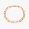 18K YELLOW GOLD DIAMOND BRACELET