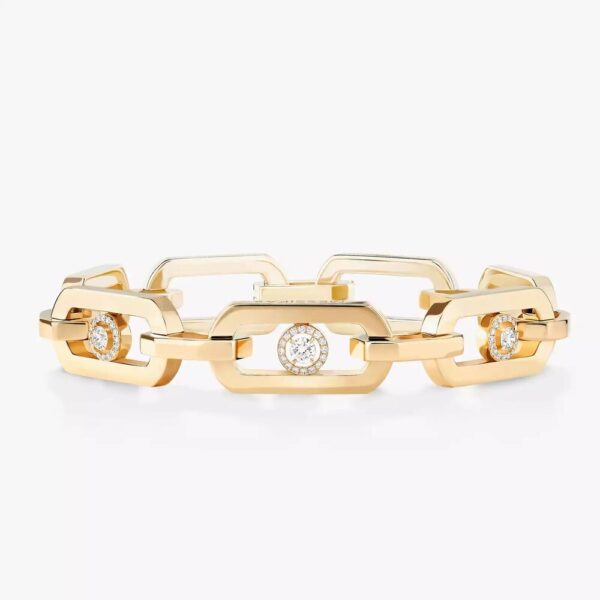 18K YELLOW GOLD DIAMOND BRACELET