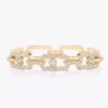 18K YELLOW GOLD PAVE DIAMOND BRACELET