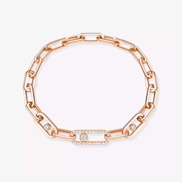 18K ROSE GOLD DIAMOND BRACELET