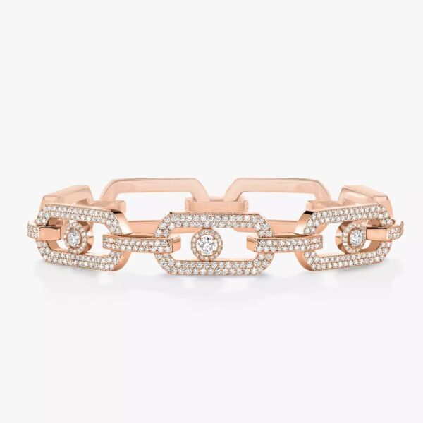 18K ROSE GOLD PAVE DIAMOND BRACELET