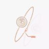 18K ROSE GOLD MOTHER OF PEARL AND DIAMOND BRACELET