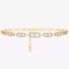 18K YELLOW GOLD PAVE DIAMOND NECKLACE