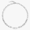 18K WHITE GOLD DIAMOND NECKLACE