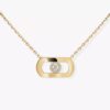 18K YELLOW GOLD DIAMOND NECKLACE